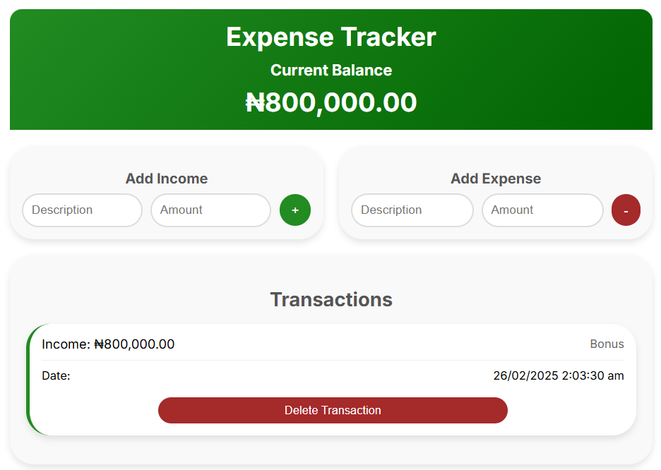 Expense Tracker Image